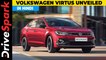 Volkswagen Virtus Unveiled | Design, Features, Engine |  Details In Hindi