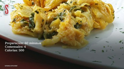 Vídeo Receta: Revuelto de patatas de mi pueblo