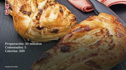 Vídeo Receta: Trenza de hojaldre estilo Huesca