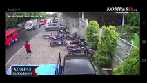 Aksi Pencurian Motor Di Parkiran Cafe Terekam CCTV