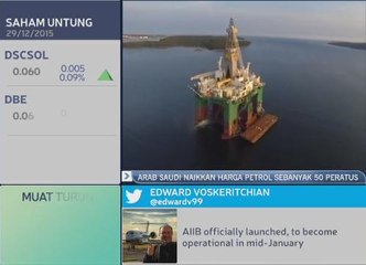 Arab Saudi naikkan harga petrol sebanyak 50 peratus