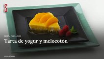 Vídeo Receta: Tarta de yogur y melocotón