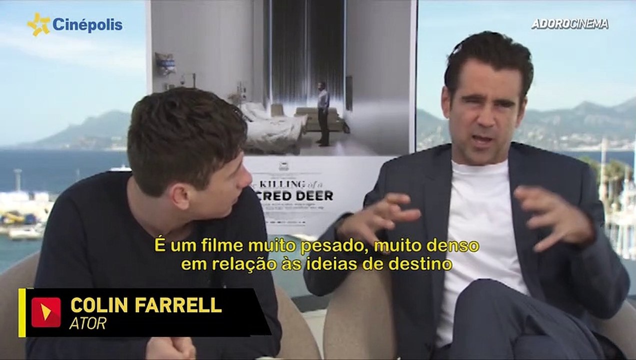 O Sacrifício do Cervo Sagrado Entrevista (1) Legendada – Colin Farrell, Barry Keoghan (AlloCiné/ Festival de Cannes 2017)