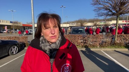 Actions des syndicats à l'occasion de la journée internationale des droits des femmes (Sandra Goret/FGTB)