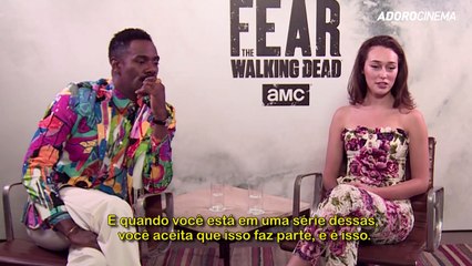 Fear the Walking Dead entrevista com Alycia Debnam-Carey e Colman Domingo