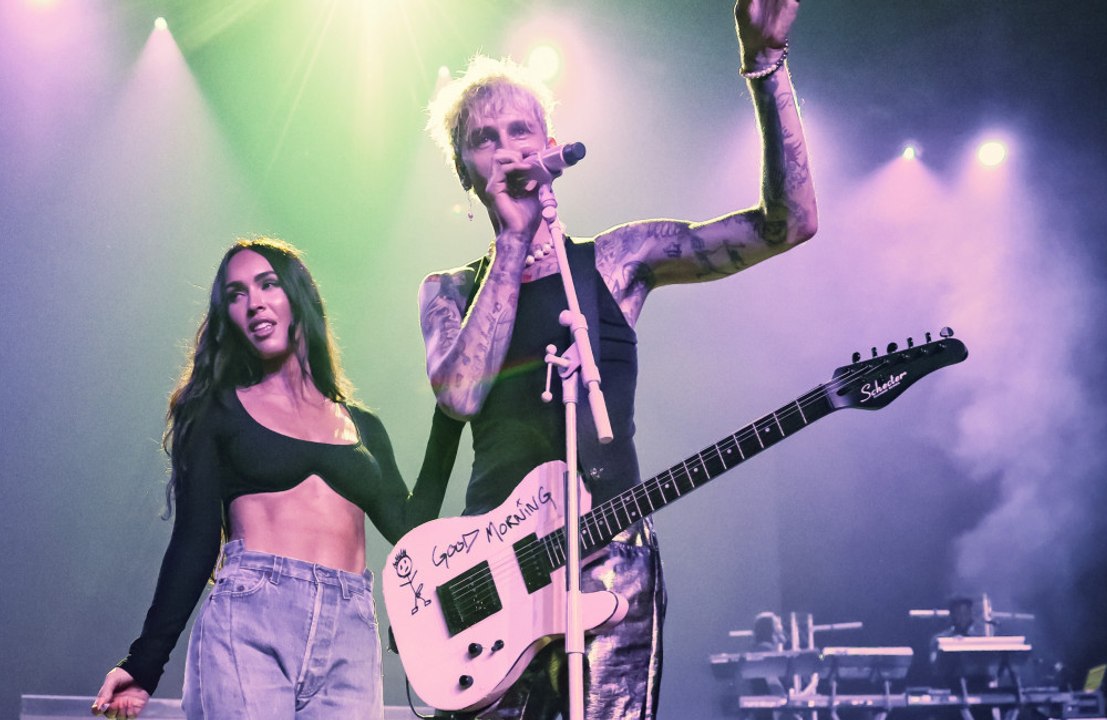 Machine Gun Kelly referred to his fiancee Megan Fox as his 'wife'