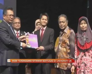 Anak Terengganu ditawar bertugas di Universiti UK