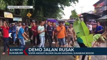 Sopir Angkot Blokir Jalan Nasional Sukabumi Bogor
