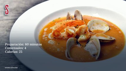 Vídeo Receta: Sopa de pescado y marisco, por Belén Esteban
