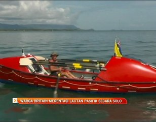 Warga Britain merentasi Lautan Pasifik secara solo