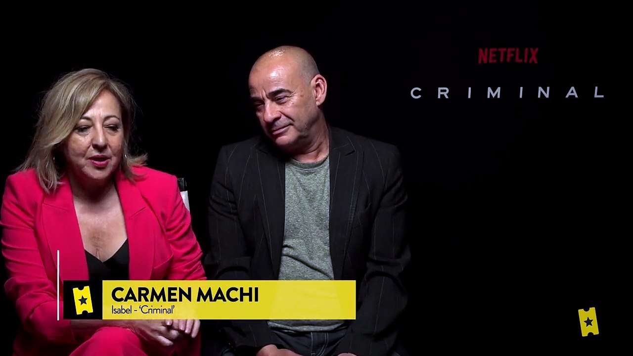 Entrevista al reparto de Criminal: Inma Cuesta, Álvaro Cervantes, Carmen Machi y Eduard Fernández
