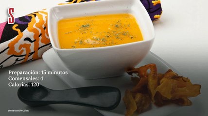 Vídeo Receta: Crema de calabaza