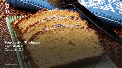 Vídeo Receta: Bizcocho de maíz