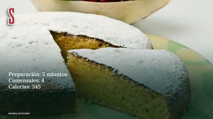 Vídeo Receta: Bizcocho con harina de maiz