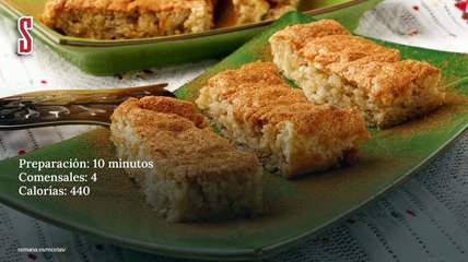 Vídeo Receta: Bizcochos con almíbar de vino de Málaga