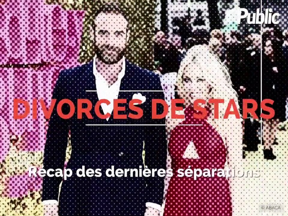 Vidéo : Récap des dernières séparations chez les stars