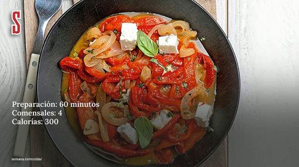 Vídeo Receta: Ensalada de pimientos con albahaca