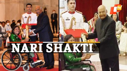 Watch: Shruti Mohaptra From Odisha Receives Nari Shakti Purashkar On Women’s Day