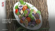 Vídeo Receta: Ensalada de patatas moradas