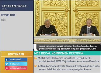 Narendra Modi, Vladimir Putin berbincang dengan ahli perniagaan