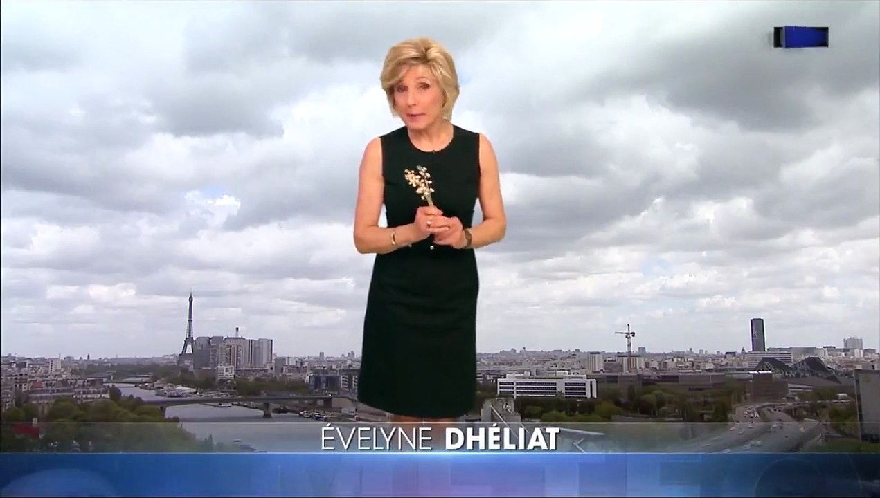 Vidéo : Évelyne Dhéliat reprend la météo, trois semaines après le décès de son mari