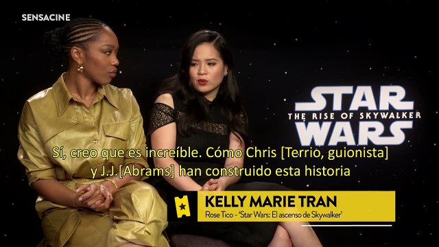 Naomi Ackie, Anthony Daniels, Domhnall Gleeson, Richard E. Grant, Oscar Isaac Interview 4: Star Wars: El Ascenso de Skywalker