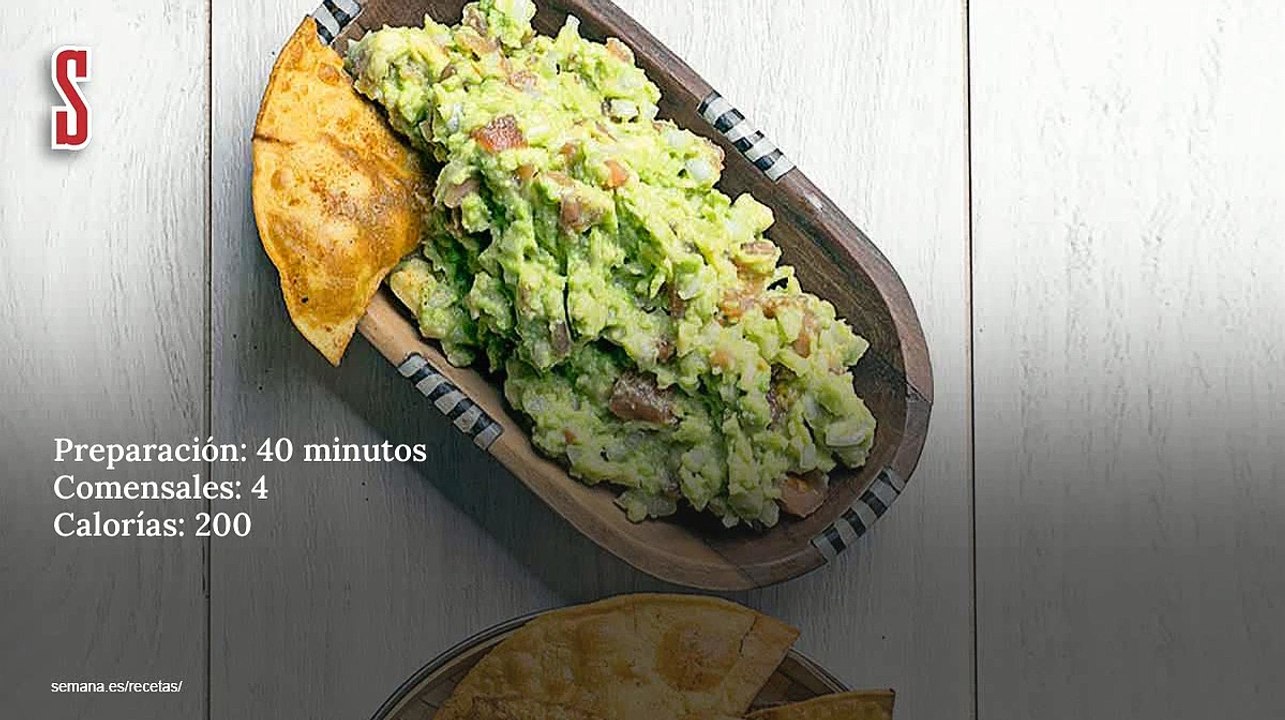 Vídeo Receta: Guacamole con totopos