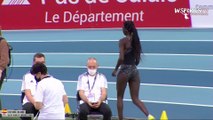 Fatima Diame  Long Jump  2022 World Indoor Tour