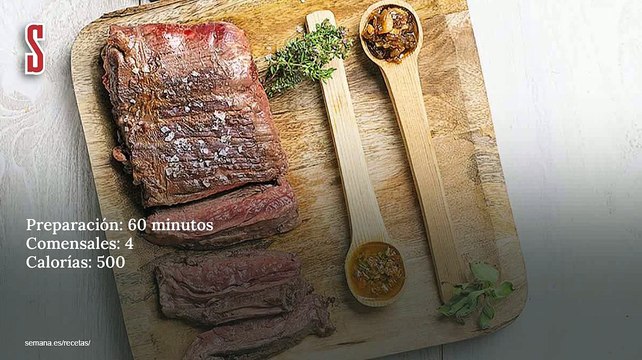 Vídeo Receta: Entraña de ternera a la plancha con chimichurri