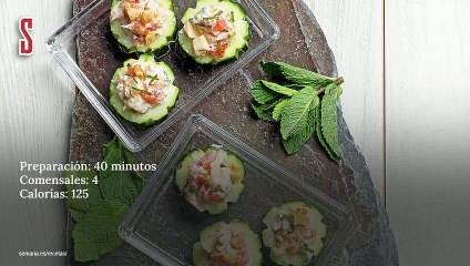 Vídeo Receta: Pepinos rellenos