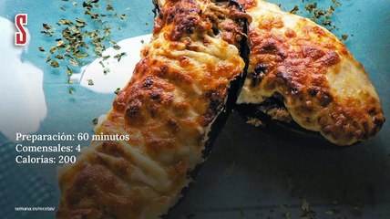 Vídeo Receta: Berenjenas rellenas, por Belén Esteban