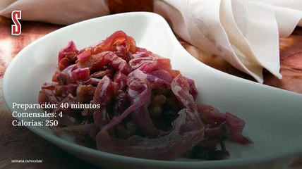 Vídeo Receta: Lombarda al vino blanco