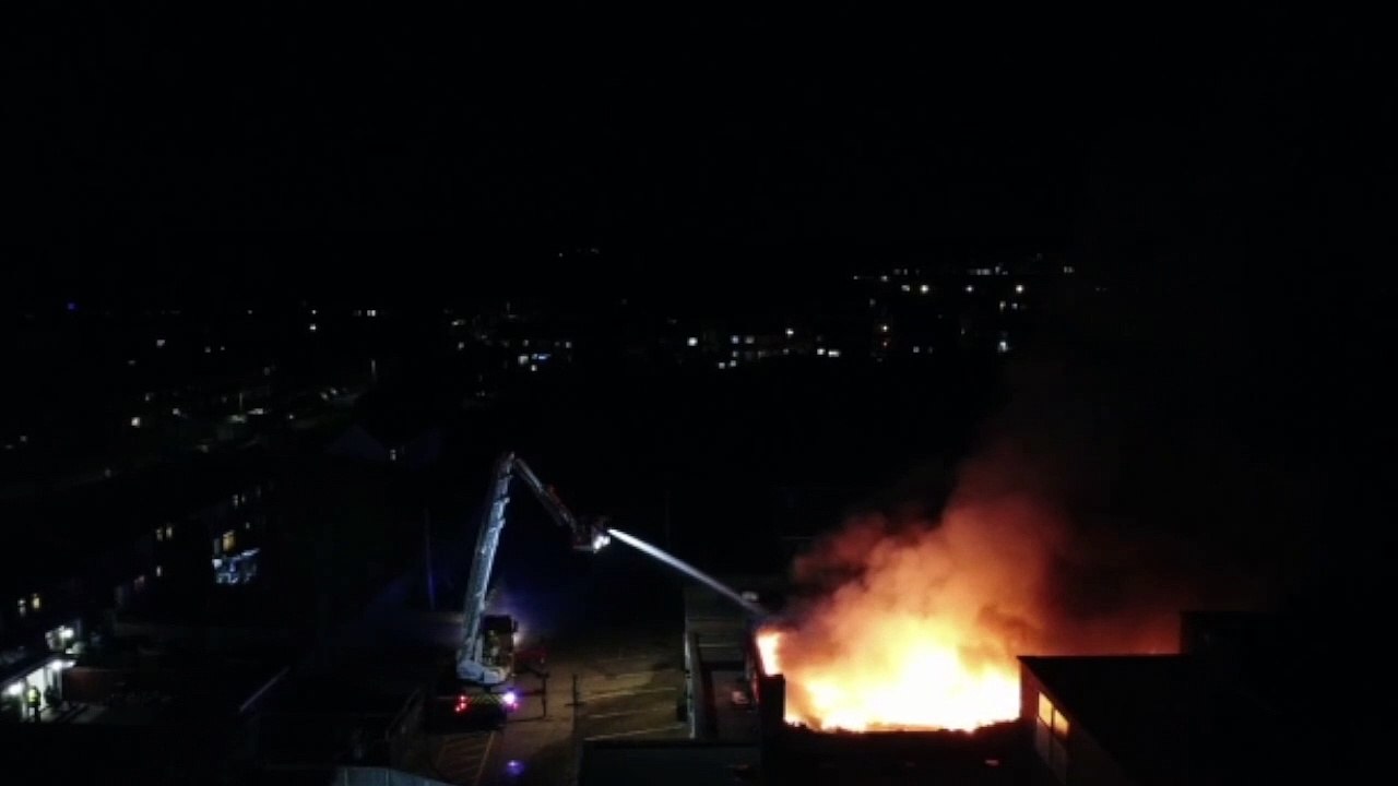 New footage of Overdale School fire