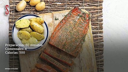 Vídeo Receta: Salmón marinado al eneldo