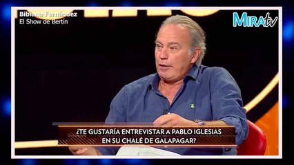 Download Video: ¿Le  gustaría entrevistar a Pablo Iglesias en su casa de Galapagar?  Bertín responde