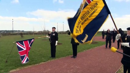 Prince Charles visits RBL Centenary Woodland in Cornwall