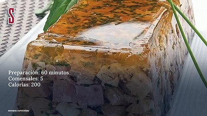 Vídeo Receta: Molde de pollo y lacón