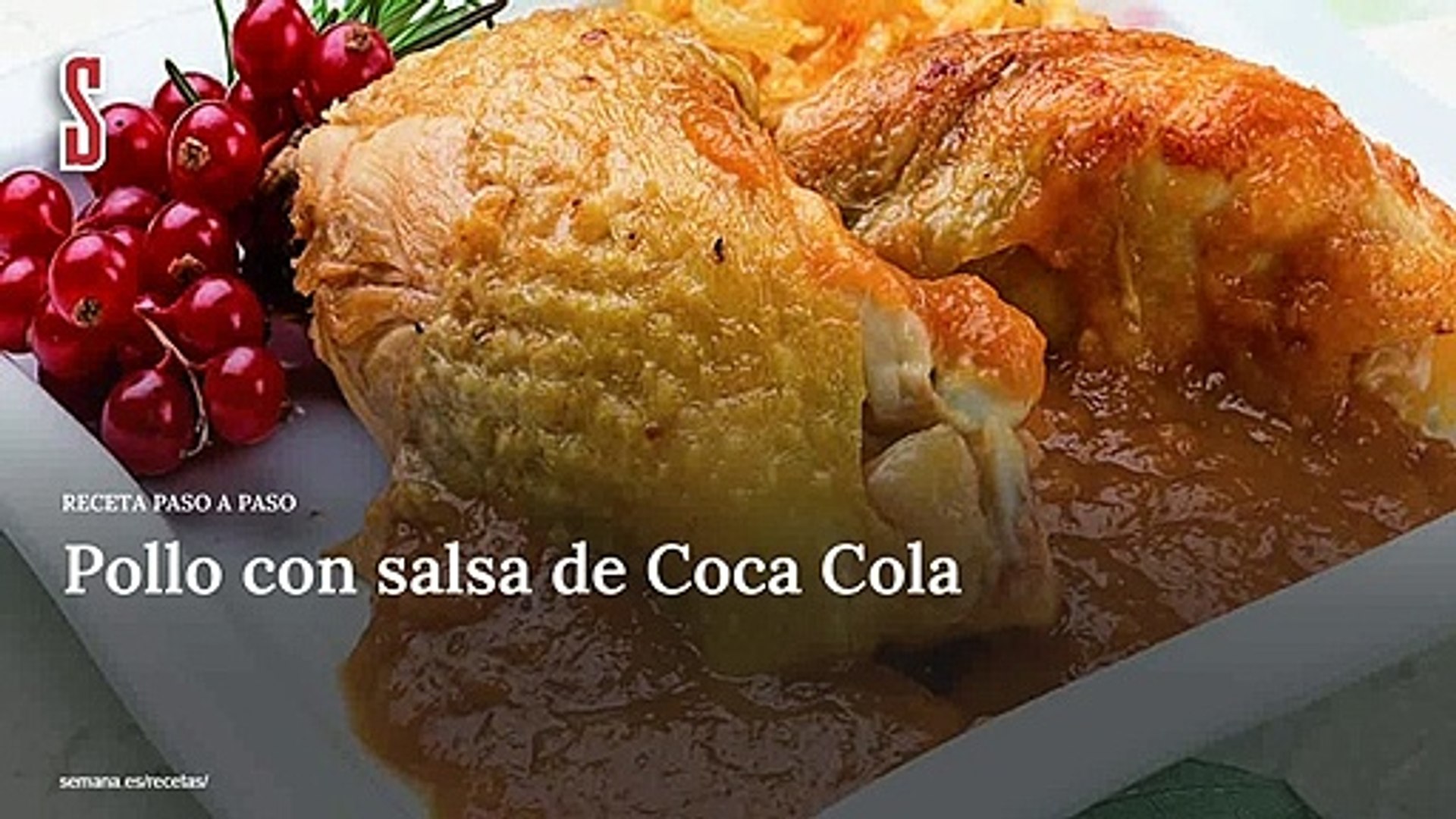 Vídeo Receta: Pollo con salsa de Coca Cola - Vídeo Dailymotion