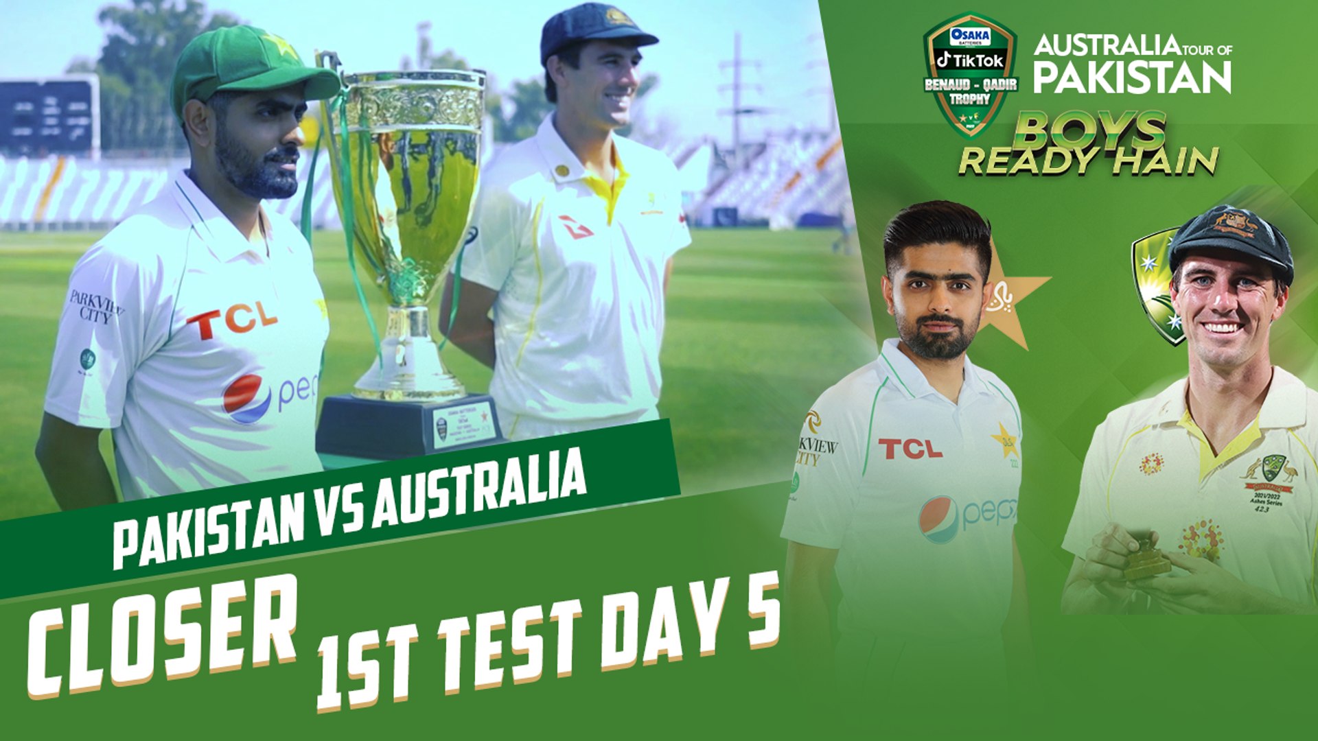 Closer Day 5 Test 1 Pakistan vs Australia 1st Test Day 5 PCB MM2T