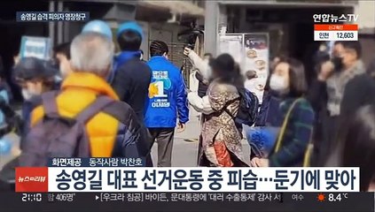 '송영길 습격' 60대 유튜버…구속영장 청구