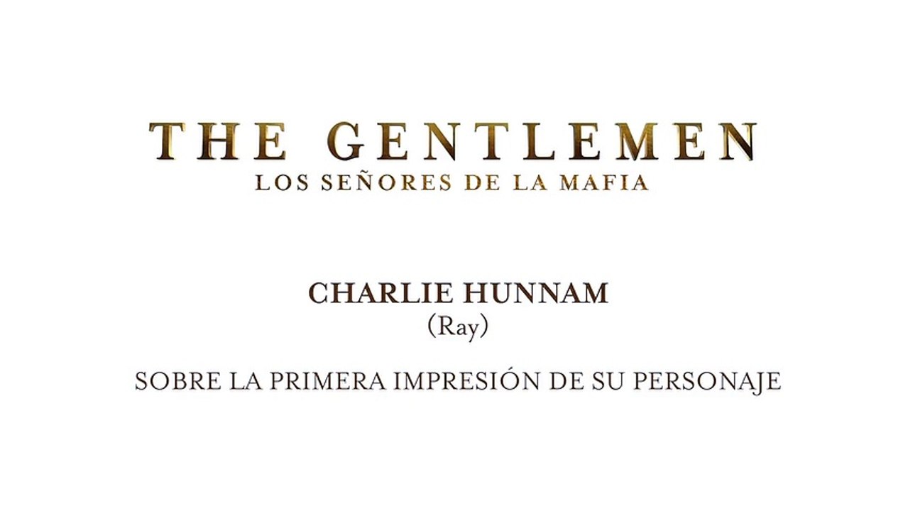 Entrevista promocional Charlie Hunnam - 'The Gentlemen: Los señores de la mafia'