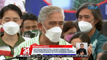 Partido Serbisyo ni QC Mayor Joy Belmonte, inendorso si Sen. Sotto sa pagka-bise; paglilinaw ni Belmonte, bukas ang QC sa iba pang kandidato | 24 Oras