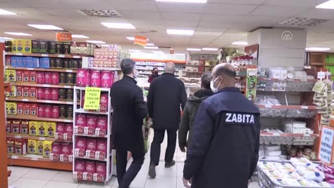 Marketlerde "fahiş fiyat" ile "stokçuluk" denetimi yapıldı