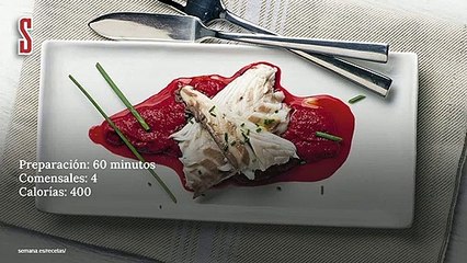 Vídeo Receta: Dorada con crema de remolacha