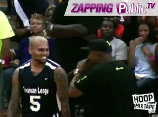 Zapping PublicTV n°143 : découvrez les talents de basketteur de Chris Brown !