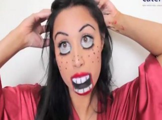 Exclu vidéo : Tuto Halloween : maquillez-vous en "femme grande bouche" ce soir !