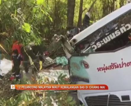 12 pelancong Malaysia maut di Chiang Mai