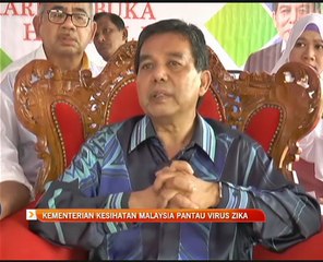 Kementerian Kesihatan Malaysia pantau virus zika