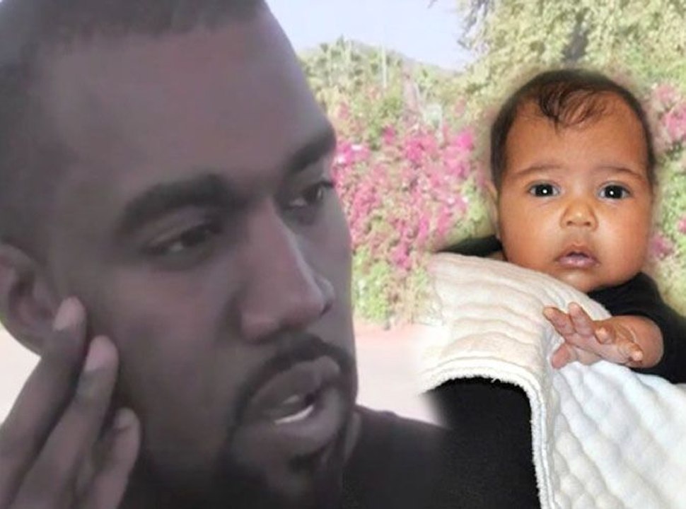 Exclu vidéo : Kanye West : " Vous aurez des photos de ma fille dans quelques années, vous verrez elle sera belle ! "