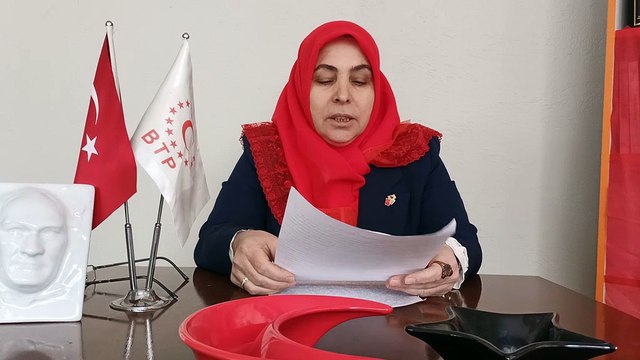 BTP Kadın Kolları Başkanı Nesrin Açıkgöz; '' Kadına Değer Veren Parti Bağımsız Türkiye Partisi’dir''
